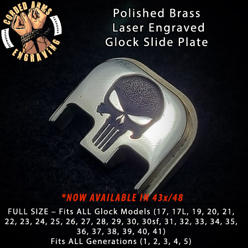 Punisher fits glock rear - -,