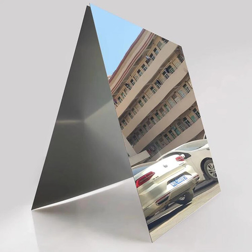 Mirror polished aluminium flat - mirror,