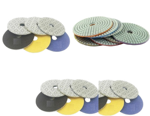 Diamond polishing pads - 4",