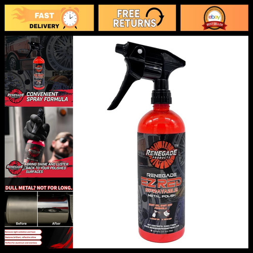 Sprayable metal polish - 24, oz