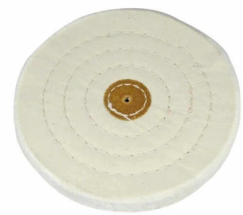 Polishing white muslin buff - polishing,