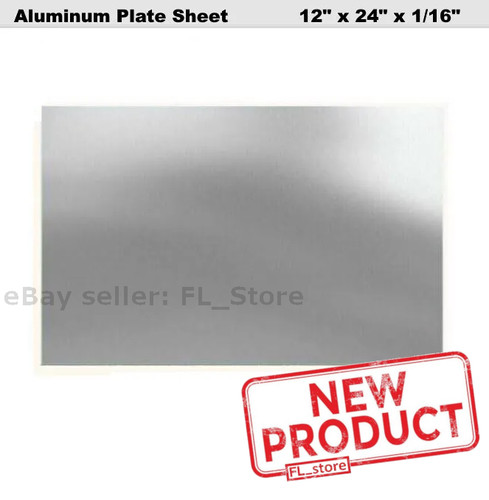 Thick aluminum plate - 1/16",